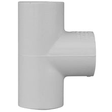 Load image into Gallery viewer, Charlotte Pipe 1/2&quot; Tee Elbow Pipe Fitting - (Socket x Socket x Socket) Contractor Pack Schedule 40 PVC Pressure Durable, Easy to Install, High Tensile and Sound Deadening for Home or Industrial Use
