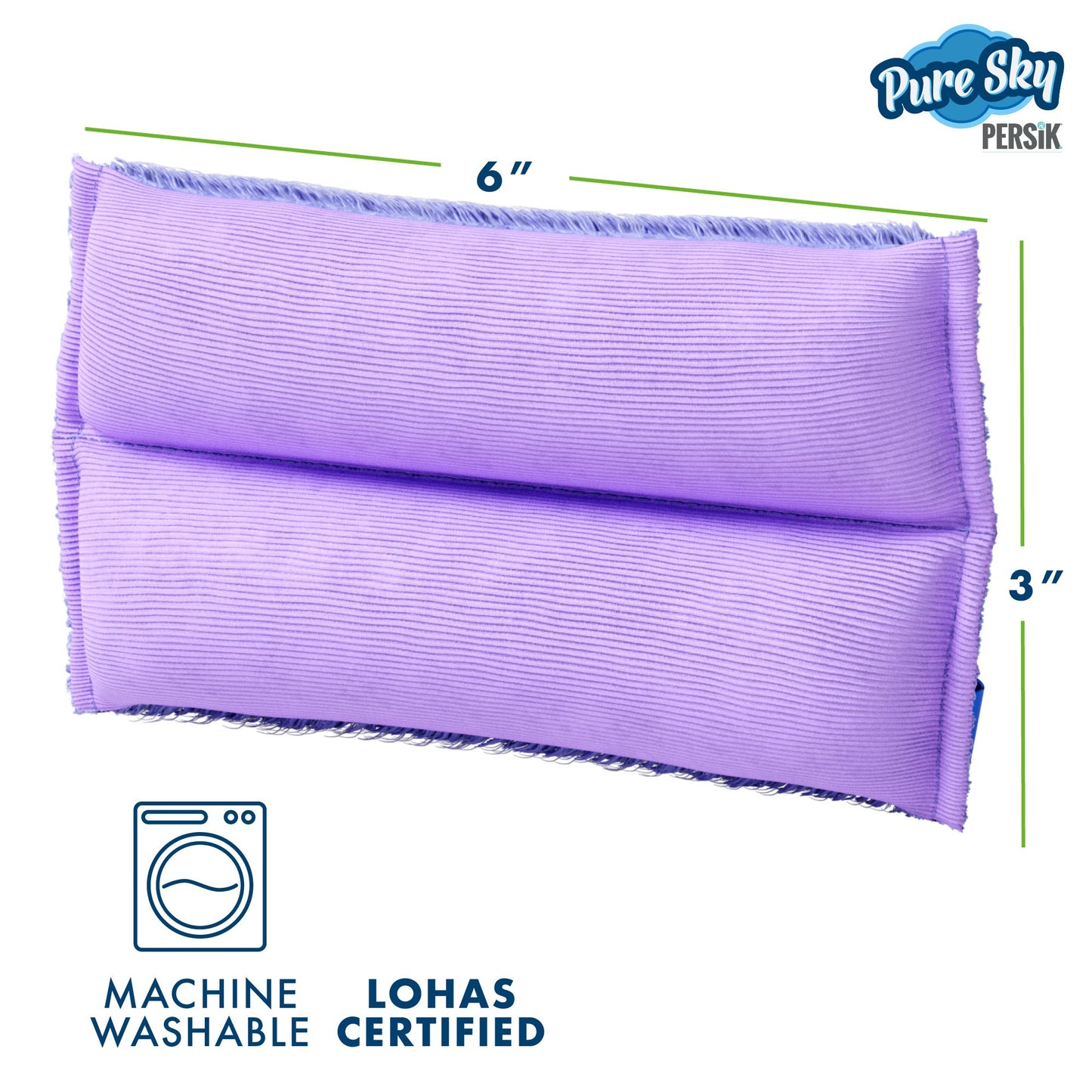 Pure-Sky Magic Deep Cleaning Sponge – 2-in1, Combination for Glass and Multipurpose