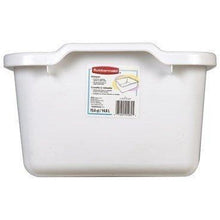 Load image into Gallery viewer, Rubbermaid - 15&quot; White Dishpan, 15.6 Quart Capacity, Wt:1.45 lbs,FG2970ARWHT
