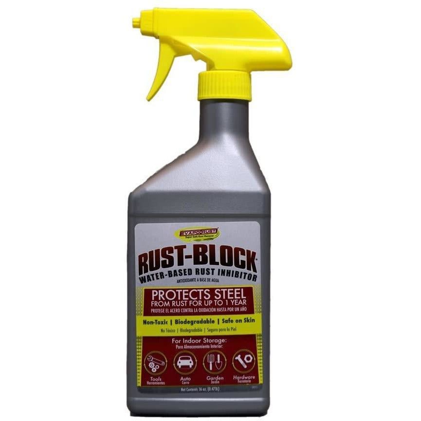 Rust-Block by Evapo-Rust, Keeps Metal Rust Free for up to 12 Months when Stored Inside, 16oz