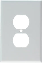 Load image into Gallery viewer, Leviton 88103 White 001-88103-W Single Gang Duplex Receptacle Wallplate, 5 Count
