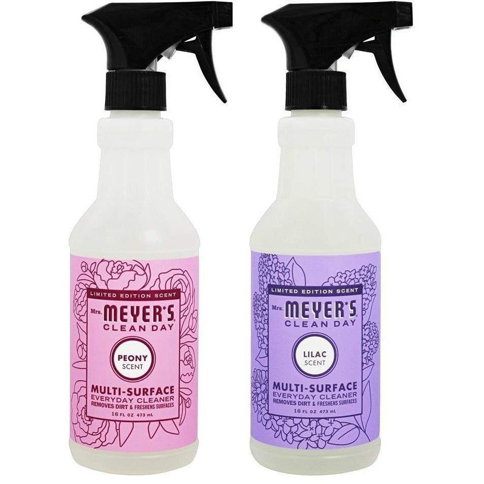 Mrs. Meyers Clean Day Multi-surface Everyday Cleaner, 16.0 Fluid Ounce Lilac & Peony Set of Two