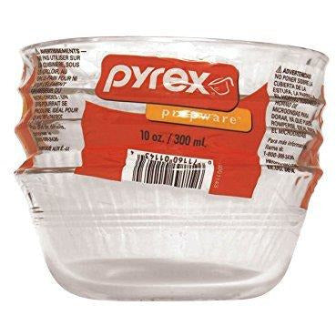 Pyrex Bakeware Custard Cups, 10-Ounce, Set of 4