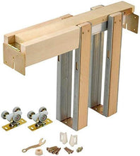 Load image into Gallery viewer, Johnson Hardware 1500 Series Commercial Grade Pocket Door Hardware For 2x4 Stud Wall (36 Inch x 96 Inch)

