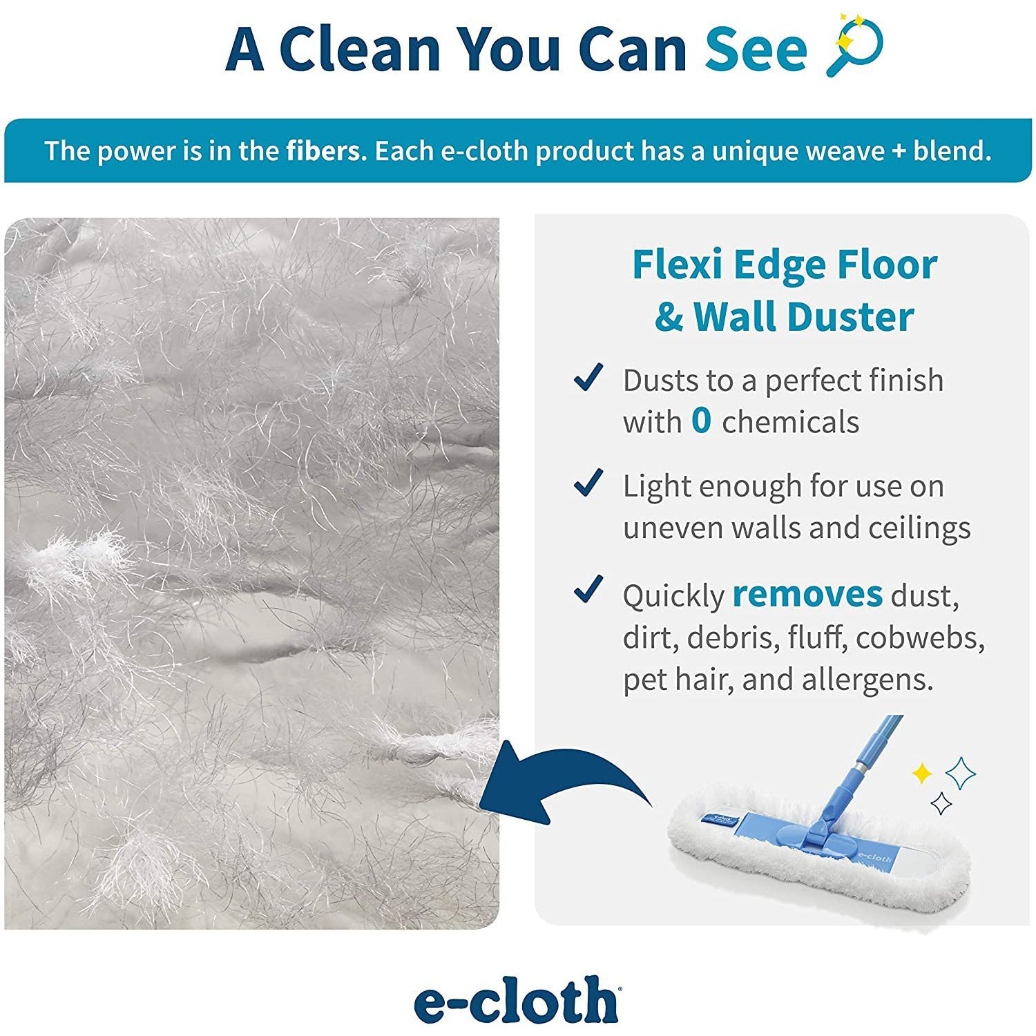 E-Cloth Cleaning & Dusting Wand