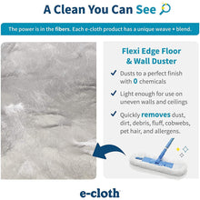 Load image into Gallery viewer, E-Cloth Flexi Edge Floor &amp; Wall Duster Microfiber Cleaning Cloths
