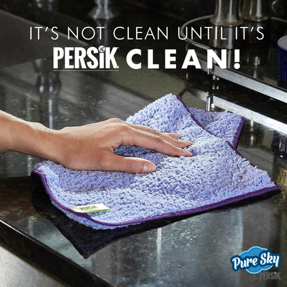 Pure-Sky Magic Deep Clean Multipurpose Cleaning Cloth - Stick-Attachable for Mop, or as Handheld Microfiber Towels to Clean Any Surfaces