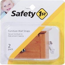Load image into Gallery viewer, Safety 1st 11014 White Furniture Wall Straps 2 Count
