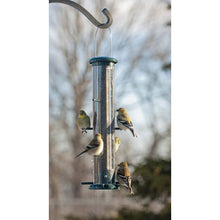 Load image into Gallery viewer, Woodlink NATUBE9 Audubon Plastic 8 Port Thistle Finch Feeder, Green, 15-Inch
