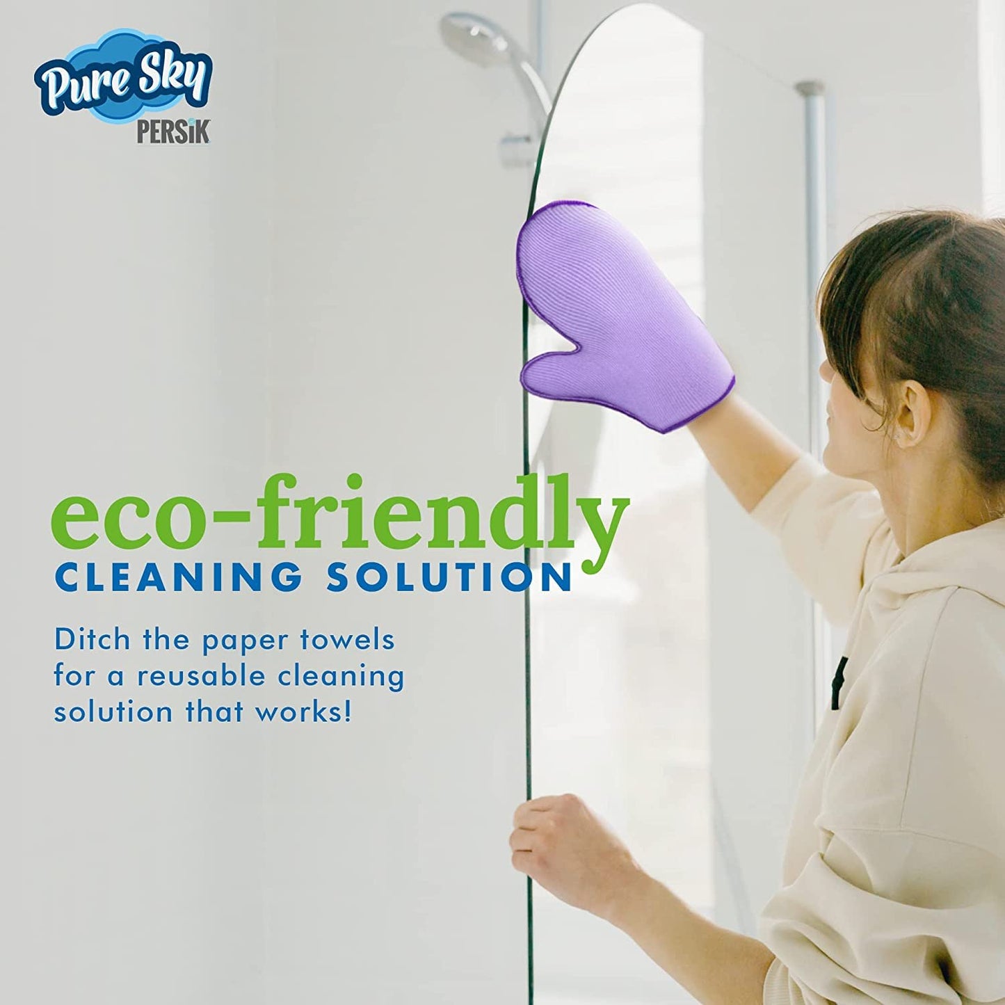 Pure-Sky Window Glass Cleaning Glove - window cleaning glove -window cleaning glove