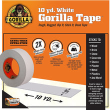 Load image into Gallery viewer, Gorilla 6001203 6001203-10 Duct Tape, 1.88&quot; x 10 yd, Black, (Pack of 1), 1-Pack
