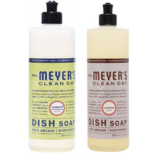 Load image into Gallery viewer, Mrs. Meyer&#39;s Clean Day Dish Soap, Lemon Verbena &amp; Lavender, 16 Oz Each by Mrs. Meyers
