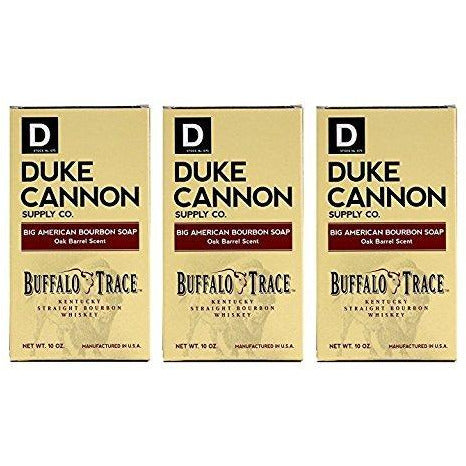 Duke Cannon Big American Brick of Soap for Men, Bourbon, 10 ounce, 3 Pack