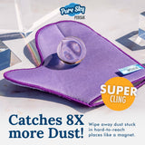 Pure-Sky Ultra Microfiber Cleaning Glove  - 2 sided, for Dust & Window Glass Streak Free Leaves no Wiping Marks