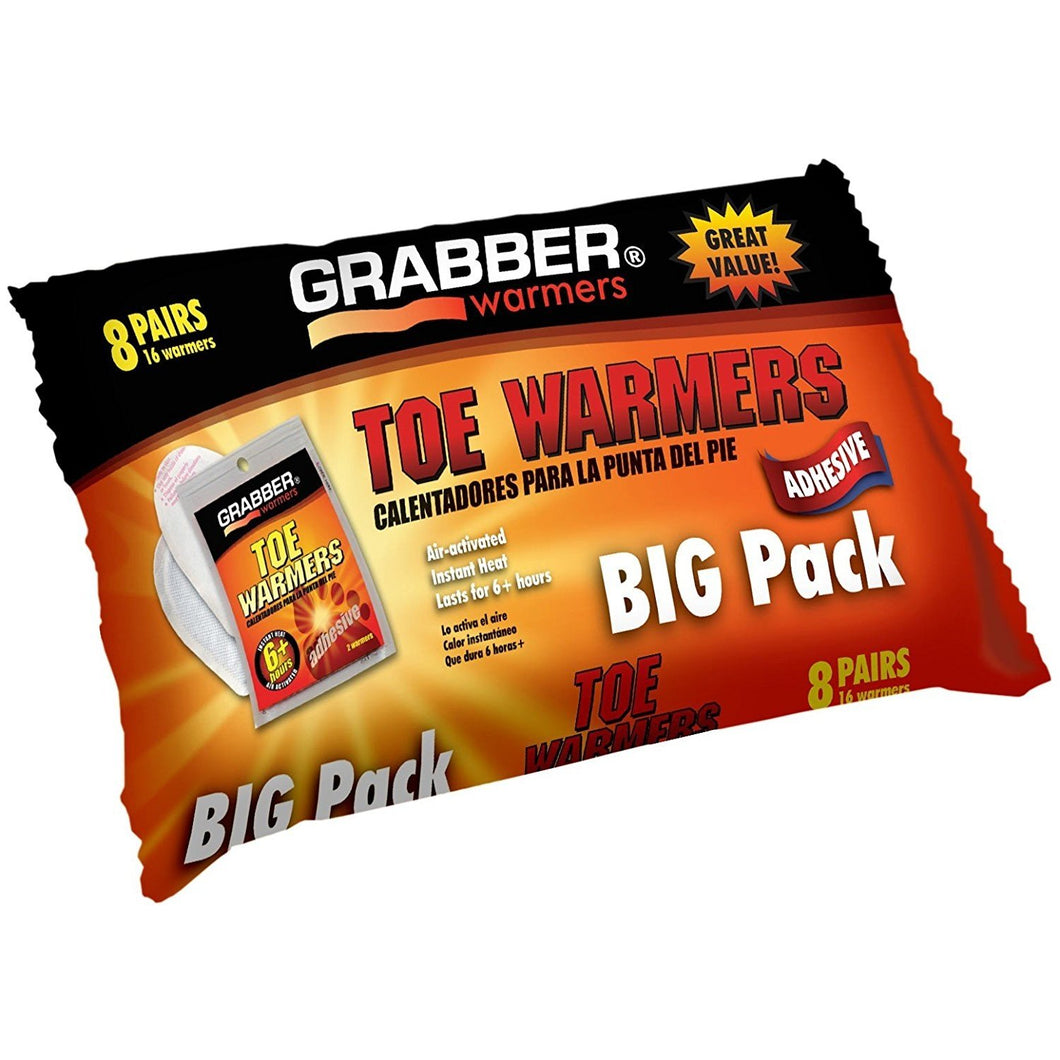 Grabber Toe Warmers 8-Pack 2014