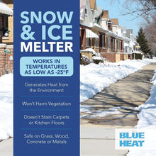 Load image into Gallery viewer, Blue Heat BH20 Snow &amp; Ice Melter with Heat Generating Pellets - 20 Pound Bag
