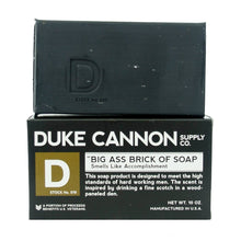 Load image into Gallery viewer, Duke Cannon Big Brick of Soap for Men - Smells Like Accomplishment, 10 oz...
