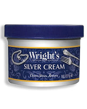 Load image into Gallery viewer, Wright&#39;s Silver Polishing Cream, 3-in-1, All-Purpose, Remove Tarnish, Clean, Shine and Protect All Silver, Pewter, Stainless Steel, Porcelain, Auto Chrome, 8 Oz
