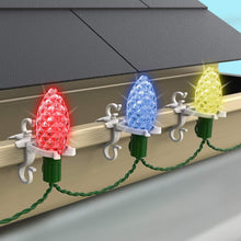 Load image into Gallery viewer, Commercial Christmas Hardware 9060-99-5635 Deluxe Shingle/Gutter Light Clips, White
