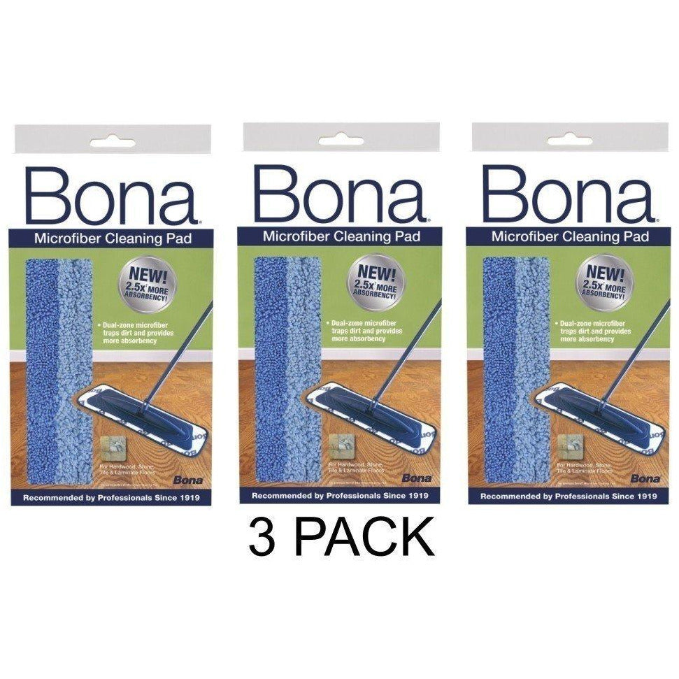 Bona 3 Pack Microfiber Cleaning Pad