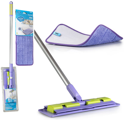 Pure-Sky Magic Deep Clean Floor Mop - Includes Light Weight, Strong Pole + Mop Head