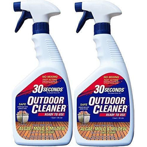 30 SECONDS Outdoor Cleaner, (1 Quart-Ready-to-Use with Trigger Sprayer 2Pk)
