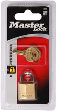 Load image into Gallery viewer, Master Lock 120D Brass Padlock
