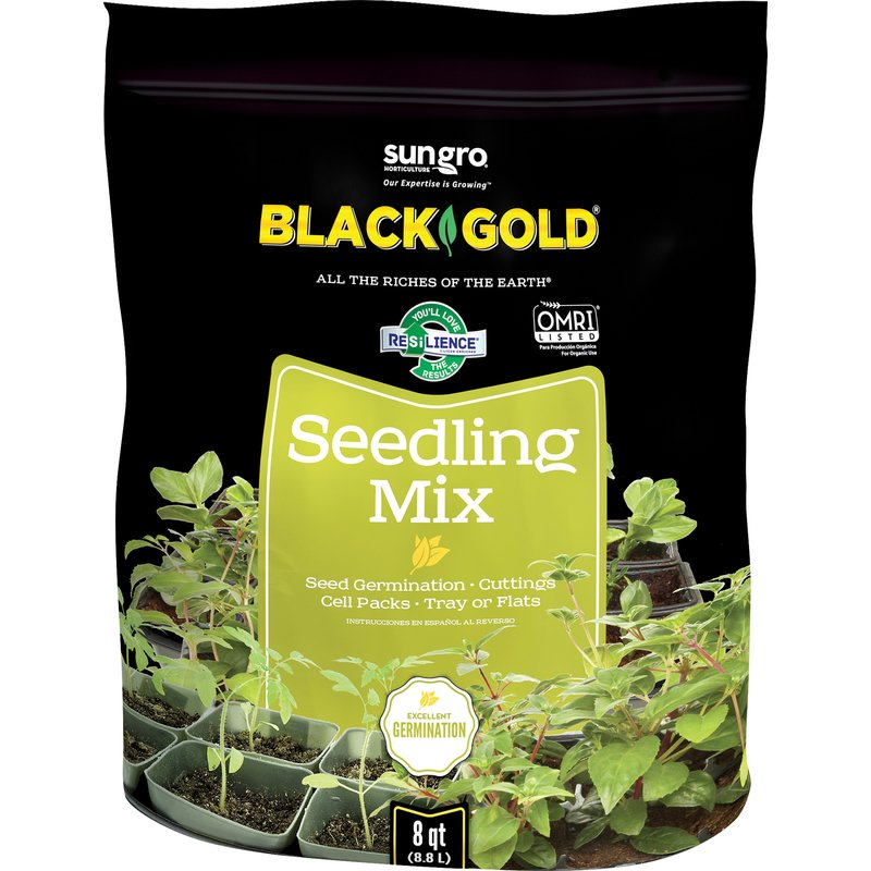 Black Gold Organic Seedling Mix 8 qt. - Case of: 1; Each Pack Qty: 1;