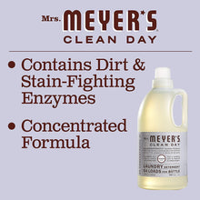 Load image into Gallery viewer, Mrs. Meyer&#39;s Clean Day Liquid Laundry Detergent, Cruelty Free and Biodegradable Formula, Lavender Scent, 64 oz
