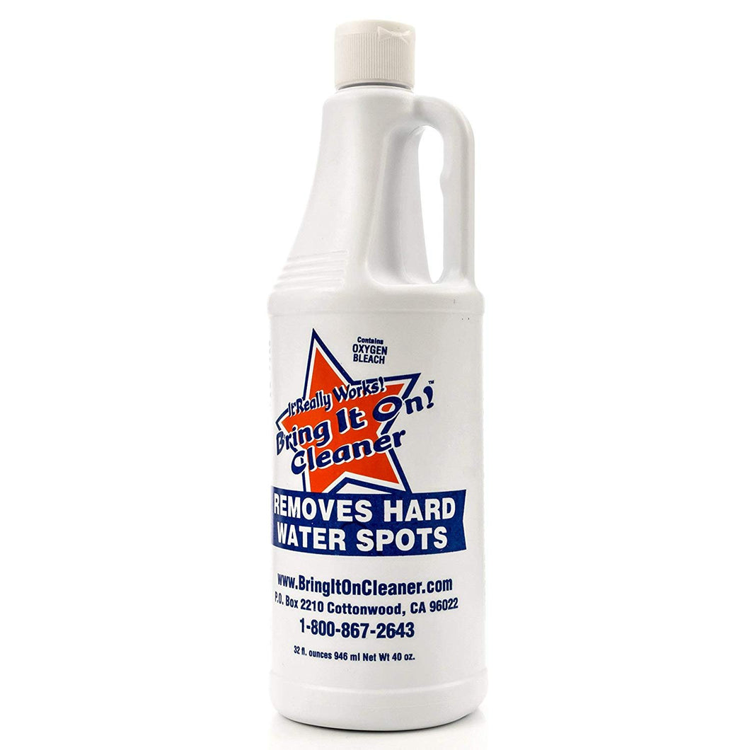 Bring It On Water Spot Remover and Grout Cleaner Gallon. The Best Tile Floor Cleaner with Oxygen Bleach for Cleaning Stained Grout Lines.