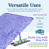 Pure-Sky Magic Deep Clean Multipurpose Cleaning Cloth - Stick-Attachable for Mop, or as Handheld Microfiber Towels to Clean Any Surfaces