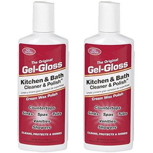 The Original Gel-Gloss Kitchen and Bath Polish and Protector, 8 oz. - 2 Pack