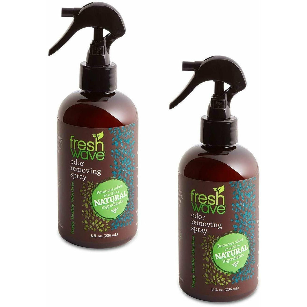 Fresh Wave All Natural Odor Eliminator Travel & Home Spray 8 oz (2 Pack)
