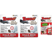 Load image into Gallery viewer, Tomcat Kill and Contain Mouse Trap, 2-Pack (set of 2 - Total 4 Traps) - With Attractant Gel
