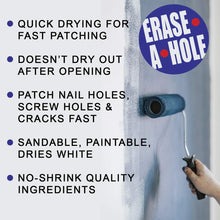 Load image into Gallery viewer, Erase-A-Hole Drywall Repair Putty: A Quick &amp; Easy Solution to Fill the Holes in Your Walls-Also Works on Wood &amp; Plaster
