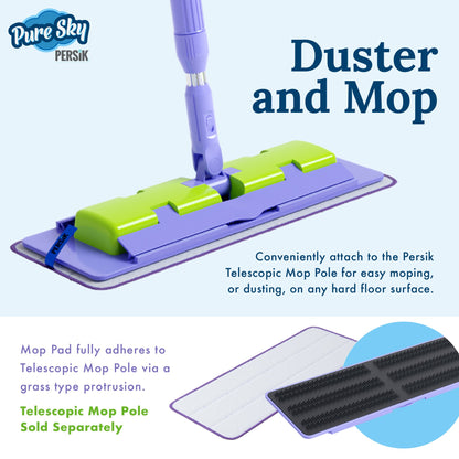 Pure-Sky Magic Deep Clean Floor Mop - Includes Light Weight, Strong Pole + Mop Head