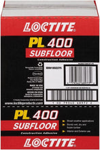 Load image into Gallery viewer, Loctite PL 400 Subfloor and Deck Construction Adhesive, 10 Ounce Cartridge, White (1652275) , Tan
