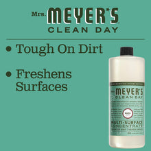 Load image into Gallery viewer, Mrs. Meyer&#39;s Clean Day Multi-Surface Cleaner Concentrate, Use to Clean Floors, Tile, Counters,Basil Scent, 32 oz
