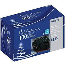 Load image into Gallery viewer, Celebrations Indoor/Outdoor LED Net Lights, 4&#39; L x 6&#39; W, 100 Multi-Color Lights
